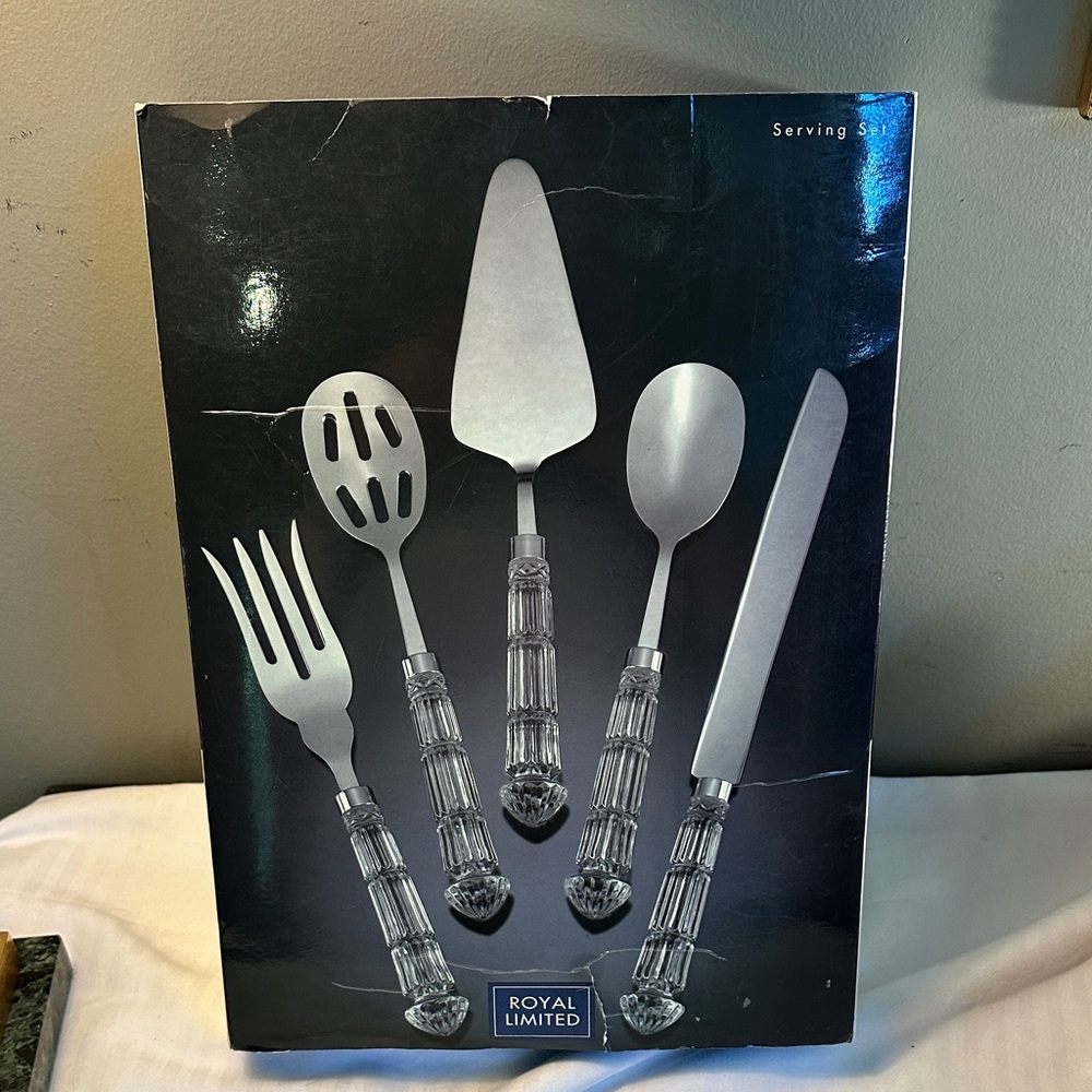 ROYAL LIMITED The Limited Stainless Steel Serving Set in Silver